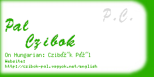 pal czibok business card